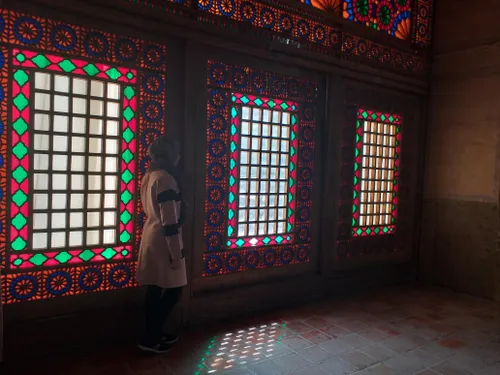 عکس هنری مسجد زینت الموک شیراز 😉
