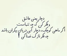 - چرا گرفتہ دلت ؟ مثل آنکہ تنهایے.