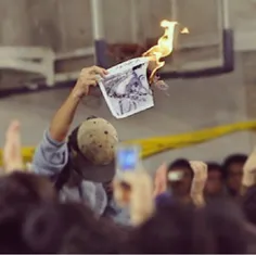 پس از آتش زدن عکس دکتر احمدی نژاد