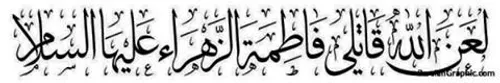 السلام علیک یا بنت رسول الله................