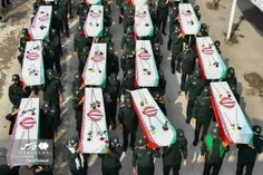 ورود پیکر مطهر ۷۱ شهید به «خاک ایران»