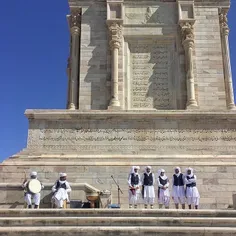 New year's celebration at the tomb of Ferdowsi, an Irania