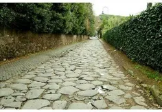 جاده ای در#رم که 314 سال قبل از میلاد مسیح ساخته شده و هن