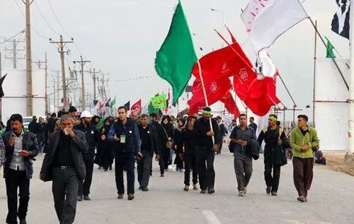 تصویر راهپیمایی اربعین حسینی  کشور عراق