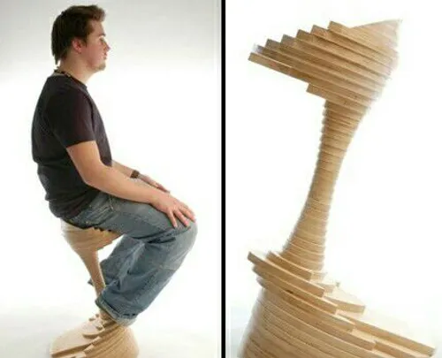طراحی صندلی با الهام از صخره های فرسوده