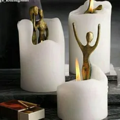 #شمع هایی با#طراحی جالب