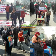 راهپیمایی مردم انقلابی شهرستان قدس در  ۲۲بهمن ۱۳۹۵ 