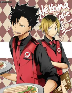 آشپزخانه کوروساما😍 😅 😅  #haikyuu #kuroo #kenma