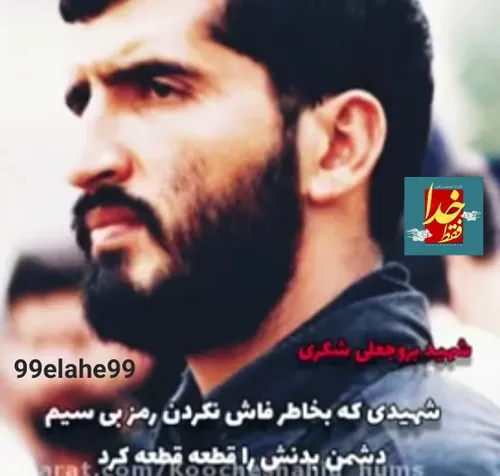 شهید بروجعلی شکری شهیدی است که به خاطر فاش نکردن رمزبی سی