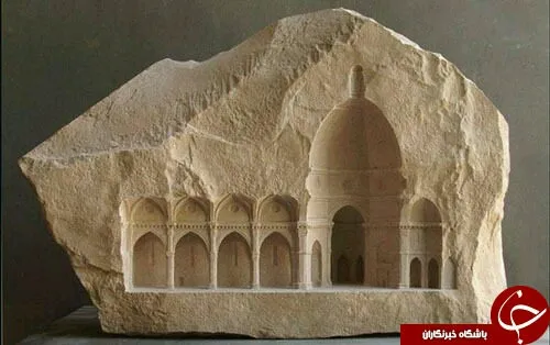 کنده کاری بر روی سنگ ارائه شده در جشنواره هنرهای اسلامی، 