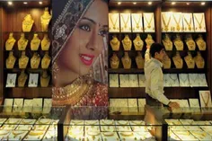 یک طلا فروشی در هند