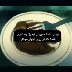 منی که از هر غذا فقط ۳‌ یا ۴ قاشق میخورم