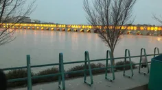 سی و سه پل اصفهان صبح امروز ...