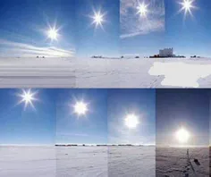 این تصویر یک 24 ساعت کامل را در قطب جنوب نشان میدهد در تا