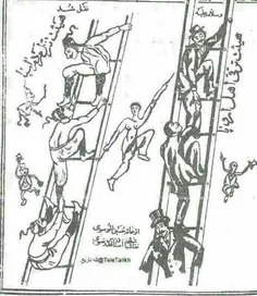 اولین کاریکاتور ثبت شده در جریده ایرانیان مربوط به ۱۱۶ سا