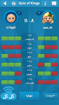 سلامدوستان هرکی این بازی رو داره اسم تو بازیشو بگه که دعو