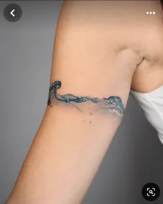 blue tatto
