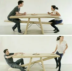این میز به زیبایی مفهوم زندگی مشترک رو به تصویر میکشه،