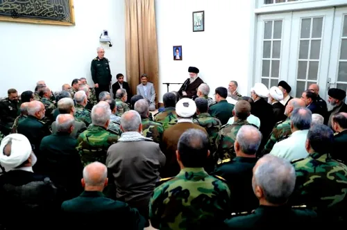 📷 جمعی از فرماندهان نیروهای مسلح جمهوری اسلامی ایران ظهر 