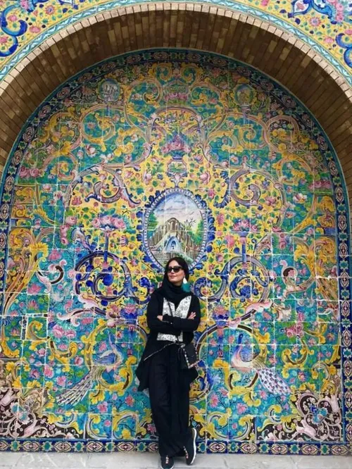 تهران گردی النازشاکردوست کاخ گلستان