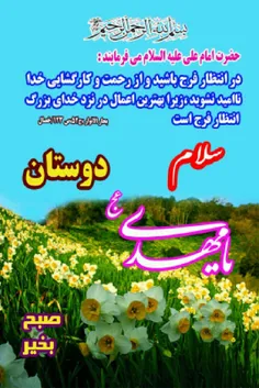 یا اباصالح المهدی ادرکنی