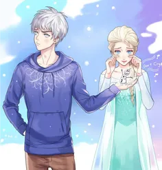 #Jelsa #Queen_elsa #Jack_frost #Cute_lovely