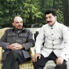 لنین و استالین ❤️ ۱۹۲۲