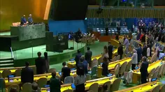 🔴مجمع عمومی سازمان ملل به احترام شهید رییسی یک‌دقیقه سکوت کرد  🇮🇷 🖤