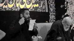 روضه ی جانسوز حسین طاهری کنار شیخ حسین انصاریان |