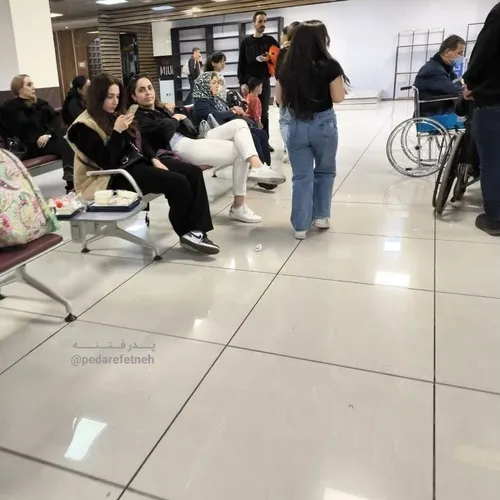 ⭕️ فرودگاه دبی نیست! فرودگاه مهرآباد تهران است ، امروز
