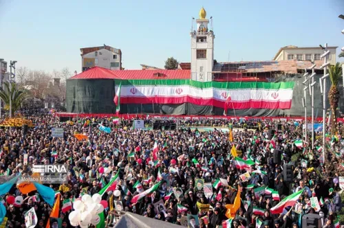 📸 گزارش تصویری | راهپیمایی بیست و دوم بهمن ۱۴۰۲- رشت