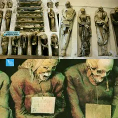 صومعه سیسیل #ایتالیا و کشف 8هزار جسد #مومیایی که با میخ ب