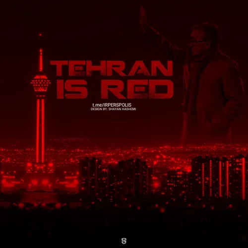 اسمان تهران سرخ ماند