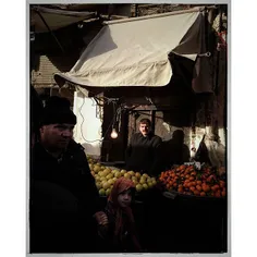 Fresh fruit produce seasonal fruits at the Tabriz city lo