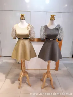 خرید "لباس مجلسی دخترانه لاکچری صدف خالدار کد 5483" از خا