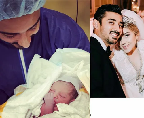 رضا قوچان نژاد تیرماه با همسرش ازدواج کرد , دیروز فرزندشو