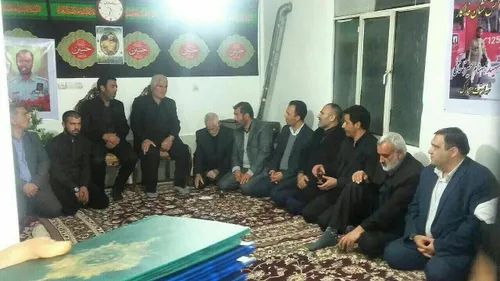 منزل شهید بسیجی بهنام میرزاخانی که در حادثه پلاسکو به شها