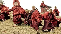 شوق بازگشت راهبه های کوچک بودایی،،،..