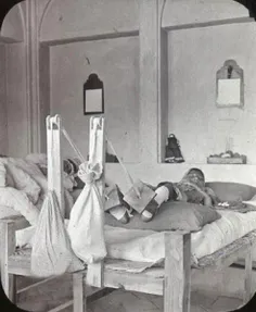 یک #بیمارستان فوق پیشرفته در زمان قاجار #ایران_قدیم