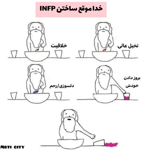 خدا موقع ساختن INFP: