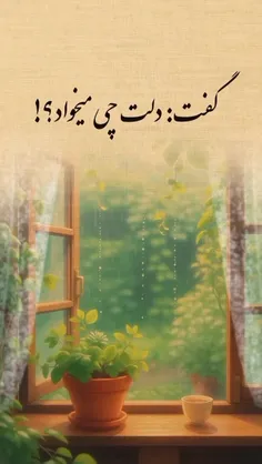 دلم بارونی میخواد که بشوره ببره