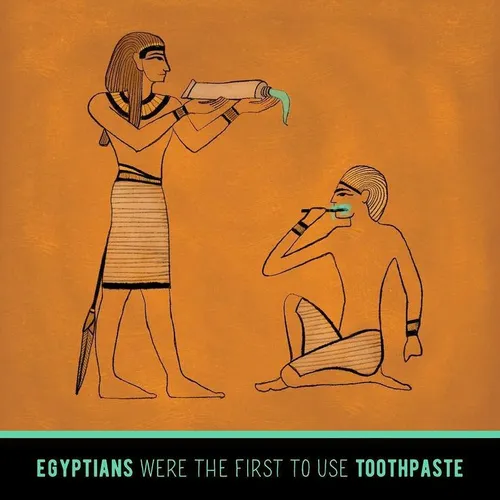 مصریان باستان خمیردندان رااختراع کردند.