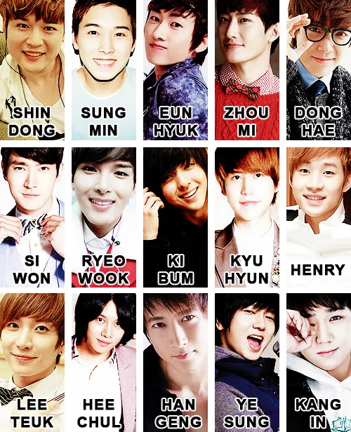 super junior shindong sungmin eunhyuk zhoumi donghae siwo