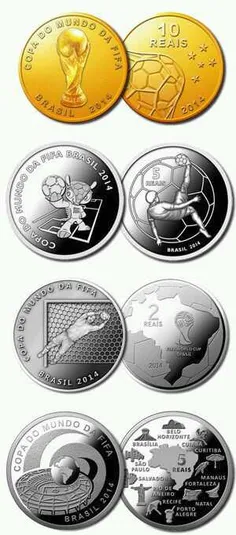 سکه هاي جام جهاني 2014