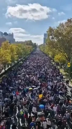 تظاهرات چند صدهزار نفری مردم اسپانیا علیه  دولت
