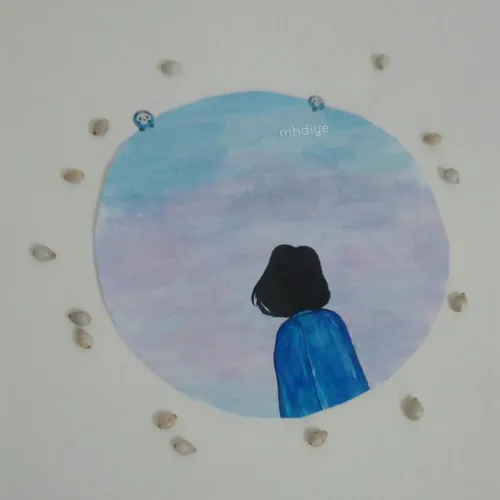 هنری طراحی نقاشی مداد رنگی ابرنگ آبرنگ دخترونه دخترانه آس