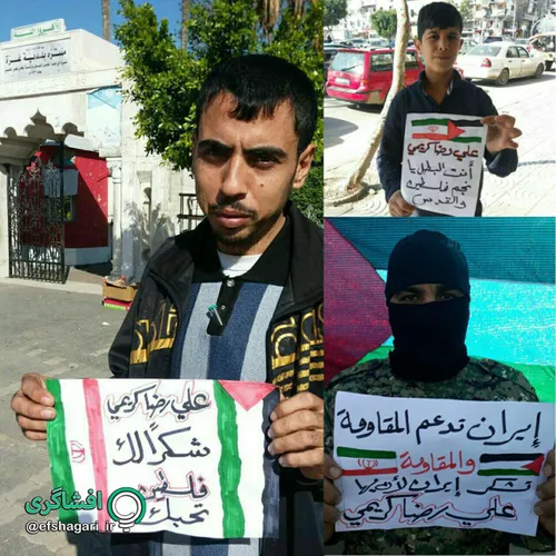 حمایت مردم فلسطین ازاقدام کشتی گیر ایرانی در امتناع از دی