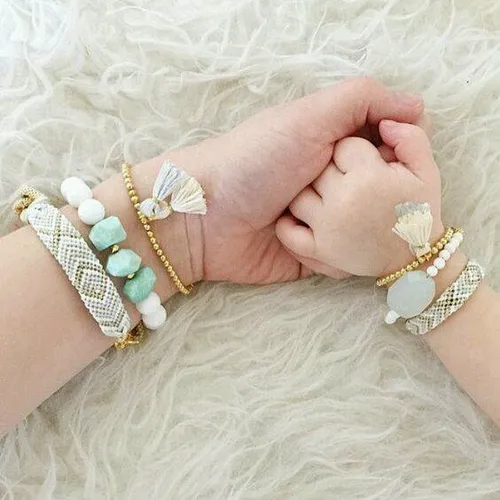 ست دستبندهای زیبای مادر و دختری