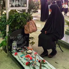 A woman who lost his son, Mohsen Golestani, in the Iran-I