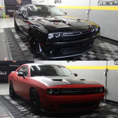 Dodge Challenger wrapped by @firstclassautosports